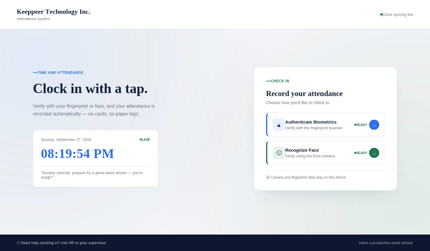 Payroll with Attendance System